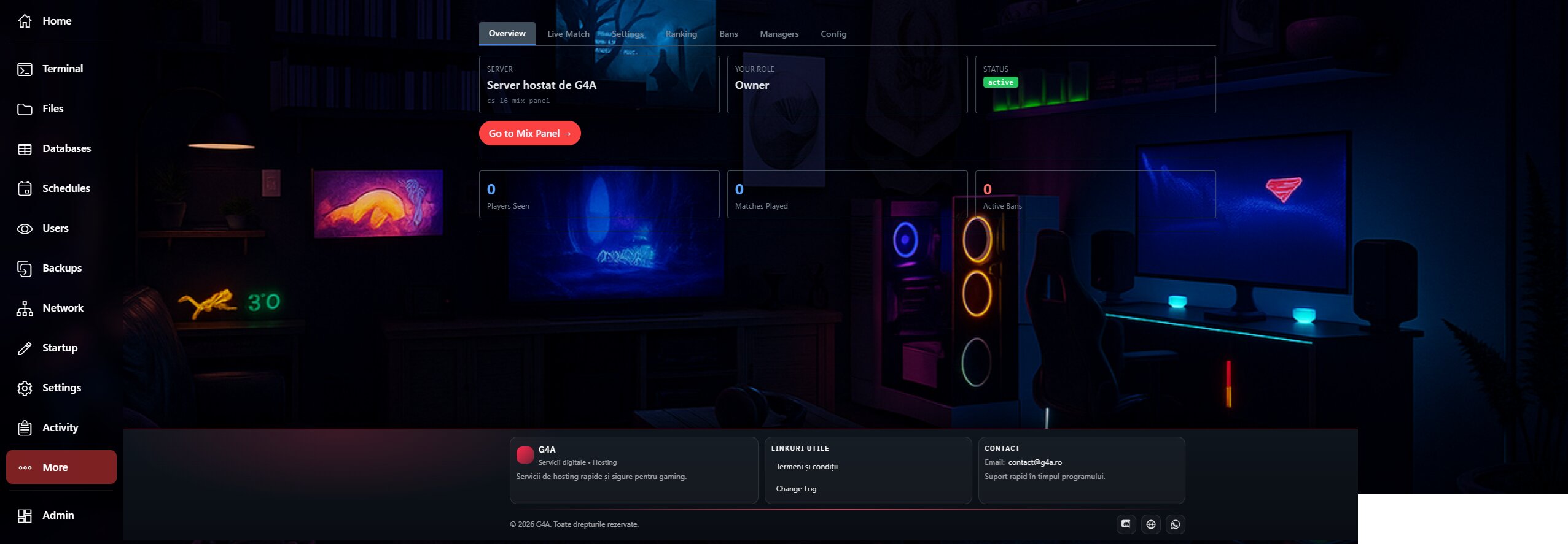 G4A Panel overview